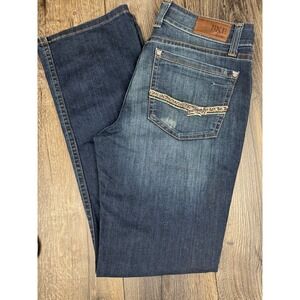 BKE Denim Scarlett Bootcut Jeans Women's 31R Medium Wash Stretch